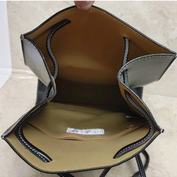 Mondani New York Faux Leather Backpack Purse Black - Picture 8 of 16